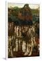 Court Society in Front of a Burgundian Castle-Jan van Eyck-Framed Giclee Print