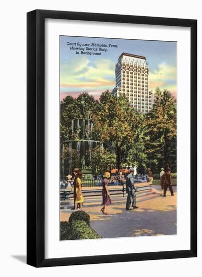 Court Square, Memphis-null-Framed Art Print