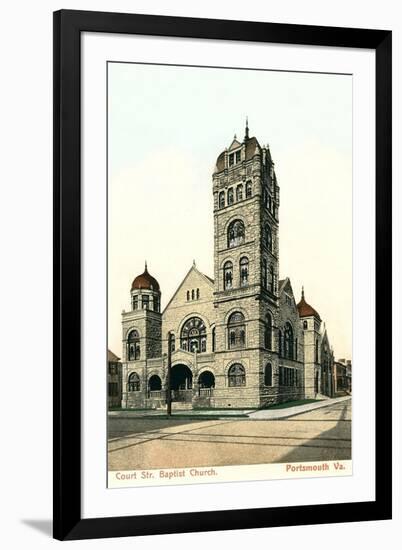 Court Street Baptist, Portsmouth-null-Framed Art Print