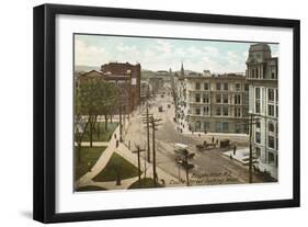 Court Street, Binghamton, New York-null-Framed Art Print