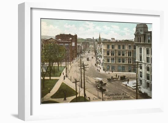 Court Street, Binghamton, New York-null-Framed Art Print