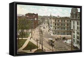 Court Street, Binghamton, New York-null-Framed Stretched Canvas