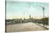 Court Street Bridge, Woonsocket, Rhode Island-null-Stretched Canvas