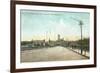 Court Street Bridge, Woonsocket, Rhode Island-null-Framed Premium Giclee Print