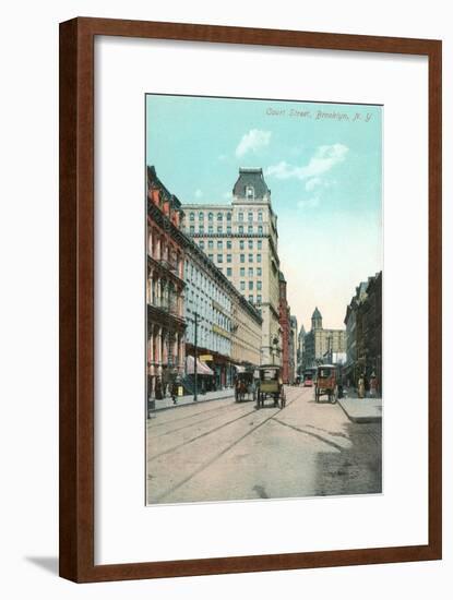 Court Street, Brooklyn, New York City-null-Framed Art Print