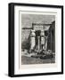 Court with Remains of a Christian Church at Medinet Haboo. Egypt, 1879-null-Framed Giclee Print