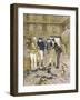 Court Yard Chat-Cecil Aldin-Framed Premium Giclee Print