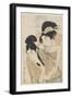 Courtesan and Her Lover, C. 1800-1804-Kitagawa Tsukimaro-Framed Giclee Print