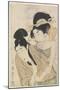 Courtesan and Her Lover, C. 1800-1804-Kitagawa Tsukimaro-Mounted Giclee Print