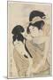 Courtesan and Her Lover, C. 1800-1804-Kitagawa Tsukimaro-Mounted Giclee Print