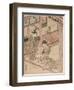 Courtesan and Kamuro in a Parlour-Kitao Shigemasa-Framed Giclee Print