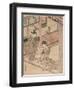 Courtesan and Kamuro in a Parlour-Kitao Shigemasa-Framed Giclee Print