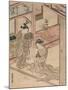 Courtesan and Kamuro in a Parlour-Kitao Shigemasa-Mounted Giclee Print