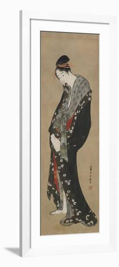Courtesan, Edo Period-Katsushika Hokusai-Framed Giclee Print