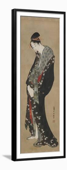 Courtesan, Edo Period-Katsushika Hokusai-Framed Giclee Print