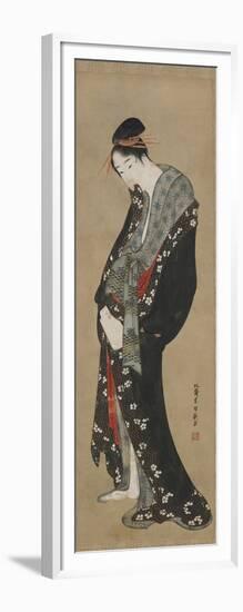 Courtesan, Edo Period-Katsushika Hokusai-Framed Giclee Print