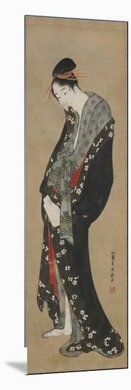 Courtesan, Edo Period-Katsushika Hokusai-Mounted Giclee Print