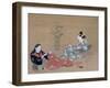 Courtesan Entertaining an Actor, C1695-Furuyama Moroshige-Framed Giclee Print