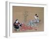 Courtesan Entertaining an Actor, C1695-Furuyama Moroshige-Framed Giclee Print