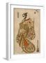 Courtesan Likened to the Chinese Sage Zhang Guolao (Japanese: Chokaro), C.1715-Okumura Masanobu-Framed Giclee Print