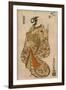 Courtesan Likened to the Chinese Sage Zhang Guolao (Japanese: Chokaro), C.1715-Okumura Masanobu-Framed Giclee Print