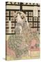 Courtesan of the Ogiva Brothel-Kikugawa Eizan-Stretched Canvas