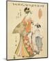 Courtesan Somenosuke of Matsubaya-Hosoda Eishi-Mounted Premium Giclee Print