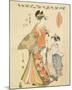 Courtesan Somenosuke of Matsubaya-Hosoda Eishi-Mounted Premium Giclee Print