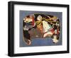 Courtesan with Long Pipe-null-Framed Giclee Print