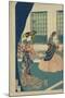 Courtesans in a Western-Style Building of Yokohama (Yokohama No Yokan No Yujo)-Sadahide Utagawa-Mounted Art Print