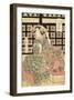 Courtesans of the Ogiya Brothel (1810-15)-Kikukawa Eizan-Framed Art Print