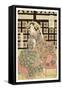 Courtesans of the Ogiya Brothel, C.1810-15-Kikukawa Eizan-Framed Stretched Canvas