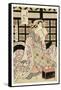 Courtesans of the Ogiya Brothel, C.1810-15-Kikukawa Eizan-Framed Stretched Canvas