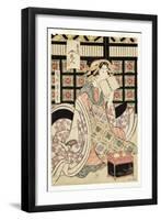 Courtesans of the Ogiya Brothel, C.1810-15-Kikukawa Eizan-Framed Giclee Print