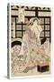 Courtesans of the Ogiya Brothel, C.1810-15-Kikukawa Eizan-Stretched Canvas