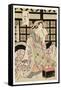 Courtesans of the Ogiya Brothel, C.1810-15-Kikukawa Eizan-Framed Stretched Canvas