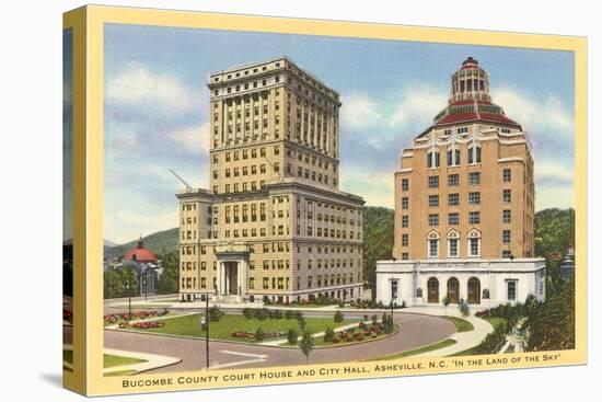 Courthouse and City Hall, Asheville, North Carolina-null-Stretched Canvas