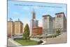 Courthouse and Downtown, Seattle, Washington-null-Mounted Art Print