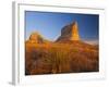 Courthouse and Jailhouse Rock Near Bridgeport, Nebraska, USA-Chuck Haney-Framed Photographic Print