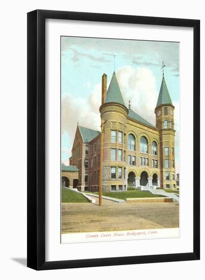 Courthouse, Bridgeport, Connecticut-null-Framed Art Print