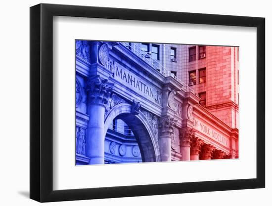 Courthouse - Building - Manhattan - New York City - United States-Philippe Hugonnard-Framed Photographic Print