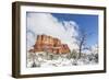 Courthouse Butte after a snow storm near Sedona, Arizona, United States of America, North America-Michael Nolan-Framed Photographic Print