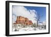 Courthouse Butte after a snow storm near Sedona, Arizona, United States of America, North America-Michael Nolan-Framed Photographic Print