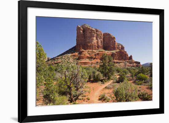 Courthouse Butte, Bell Rock Trail, Sedona, Arizona, Usa-Rainer Mirau-Framed Photographic Print