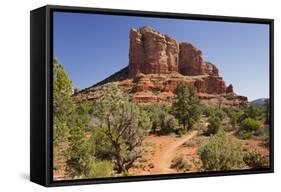 Courthouse Butte, Bell Rock Trail, Sedona, Arizona, Usa-Rainer Mirau-Framed Stretched Canvas