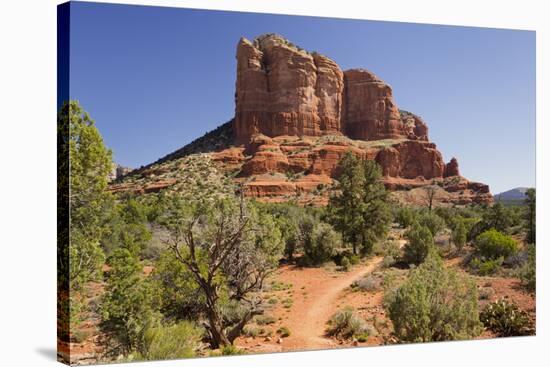 Courthouse Butte, Bell Rock Trail, Sedona, Arizona, Usa-Rainer Mirau-Stretched Canvas