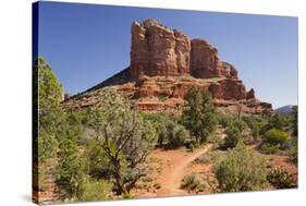 Courthouse Butte, Bell Rock Trail, Sedona, Arizona, Usa-Rainer Mirau-Stretched Canvas