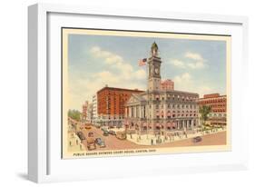 Courthouse, Canton, Ohio-null-Framed Art Print