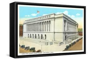 Courthouse, Cincinnati, Ohio-null-Framed Stretched Canvas