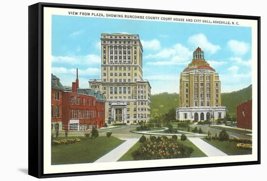 Courthouse, City Hall, Asheville, North Carolina-null-Framed Stretched Canvas